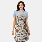 Herbsternte und Horns Erntedank Creme Schürze (Getragen)