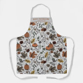 Herbsternte und Horns Erntedank Light Grau Schürze (Vorderseite)
