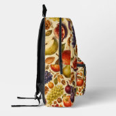 Herbsternte Wasserfarbenmuster Bedruckter Rucksack (Links)