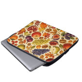 Herbsternte Wasserfarbenmuster  Laptopschutzhülle (Vorne Knopf)