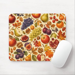 Herbsternte Wasserfarbenmuster Mousepad