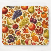 Herbsternte Wasserfarbenmuster Mousepad (Vorne)