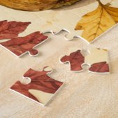Herbsternte Wasserfarbenmuster  Puzzle (Seite)