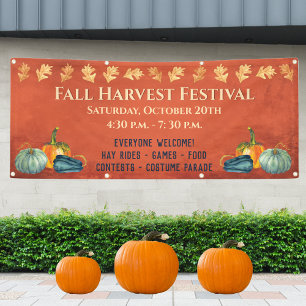 Herbsterntefest Kürbis Banner