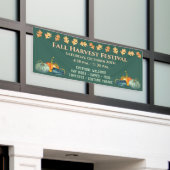 Herbsterntefest Kürbis Banner (Äußeres Gebäude)