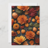 Herbstessen Erntedank Einladung (Rückseite)