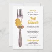 Herbstessen oder Herbstveranstaltung Einladung (Vorderseite)