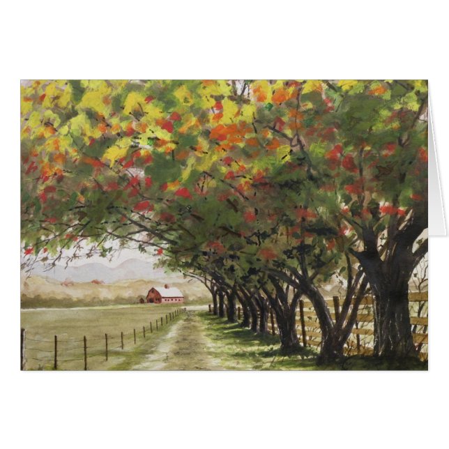 Herbstfahrt (Vorderseite (Horizontal))