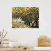 Herbstfahrt Poster (Küche)