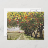 Herbstfahrt Postkarte (Vorne/Hinten)