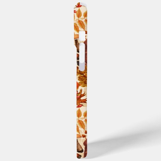 Herbstfalke auf Weiß Case-Mate iPhone Hülle (Rückseite / Links)