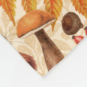 Herbstfalke auf Weiß Fleecedecke (Ecke)