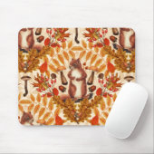 Herbstfalke auf Weiß Mousepad (Mit Mouse)