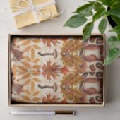 Herbstfalke auf Weiß Seidenpapier (Geschenk)