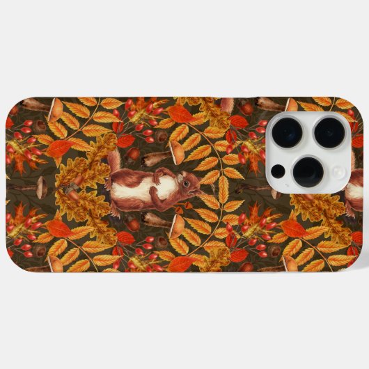 Herbstfalke in dunkelbraun Case-Mate iPhone hülle (Rückseite (Horizontal))