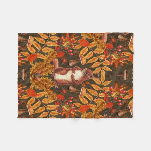 Herbstfalke in dunkelbraun fleecedecke (Vorderseite (Horizontal))