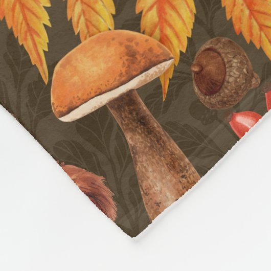 Herbstfalke in dunkelbraun fleecedecke (Ecke)