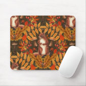 Herbstfalke in dunkelbraun mousepad (Mit Mouse)