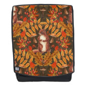 Herbstfalke in dunkelbraun rucksack (Vorderseite)