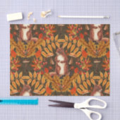 Herbstfalke in dunkelbraun seidenpapier (Handwerk)