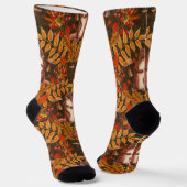 Herbstfalke in dunkelbraun socken (Gewinkelt)