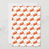 Herbstfall Appthes Line Boy Baby Dusche Einladung (Rückseite)