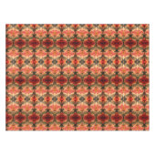Herbstfall Art Nouveau Floral Orange Green Tischdecke (Vorderseite (Horizontal))