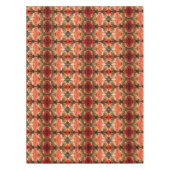 Herbstfall Art Nouveau Floral Orange Green Tischdecke (Vorderseite)