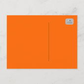 Herbstfall Bäume Woodland Hochzeit retten das Datu Ankündigungspostkarte (Rückseite)