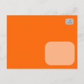 Herbstfall Bäume Woodland Hochzeit retten das Datu Ankündigungspostkarte (Rückseite)