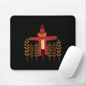 Herbstfall bei Kürbiskopferin Mousepad (Mit Mouse)