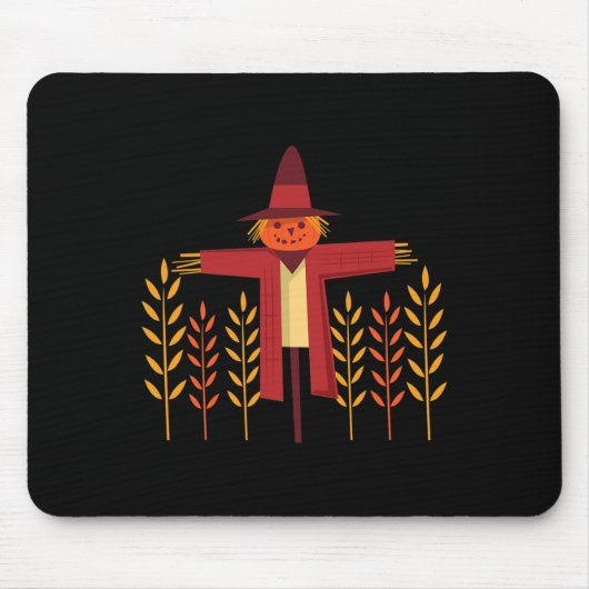 Herbstfall bei Kürbiskopferin Mousepad (Vorne)