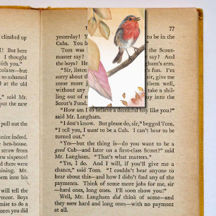 Herbstfall-Bird-Lesezeichen-Bookmarkers Visitenkarten