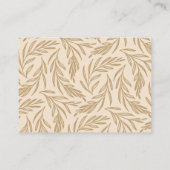 Herbstfall Blumenbücher Kinderdusche Begleitkarte (Rückseite)