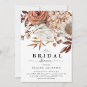 Herbstfall Brautparty Einladung (Vorderseite)