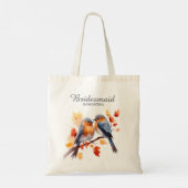 Herbstfall Bridesmaid Tragetasche (Rückseite)
