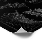 Herbstfall Fallende Blätter Muster Oktober Hütte Poster (Ecke)