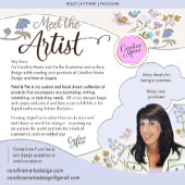 Herbstfall florales Folk Journal Notizblock