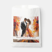 Herbstfall Gastgeschenk Hochzeit Geschenktütchen (Vorderseite)