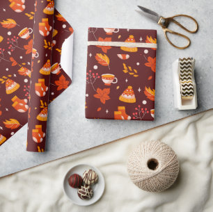 Herbstfall Geschenkpapier