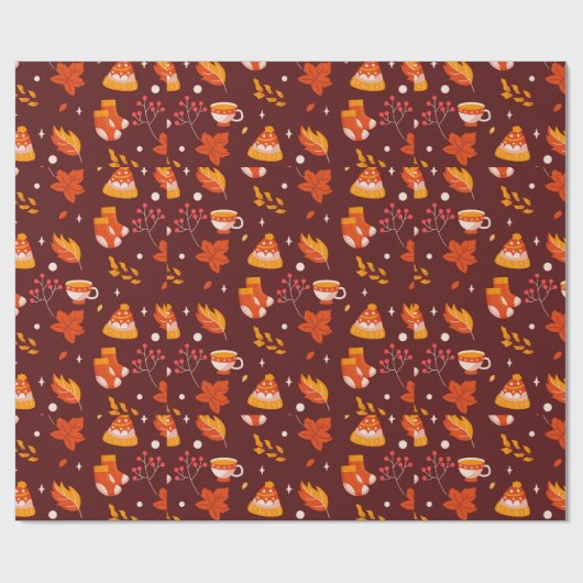 Herbstfall Geschenkpapier (Flach)