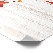 Herbstfall in Liebe - Gemütlicher Herbst Poster (Ecke)