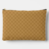 Herbstfall Kariert Tartan 1 Diagonal Zubehörtasche (Vorderseite)