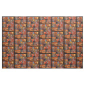 Herbstfall Landscape Foto Grid Muster Stoff (Fat Quarter (45,7 x 55,9 cm))