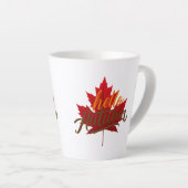 Herbstfall Latte Tasse (Rechte Ecke)
