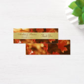 Herbstfall-Leaf-Gold-Gastgeschenk Hochzeit (Schreibtisch)
