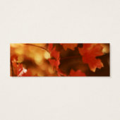 Herbstfall-Leaf-Gold-Gastgeschenk Hochzeit (Rückseite)