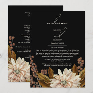 Herbstfall Schwarzer Hochzeitstag Programm