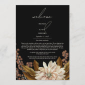 Herbstfall Schwarzer Hochzeitstag Programm (Vorderseite)