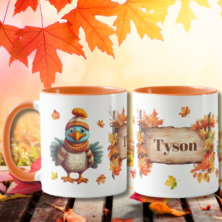 Herbstfall Tierverliebtheit Türkei Personalisiert Tasse